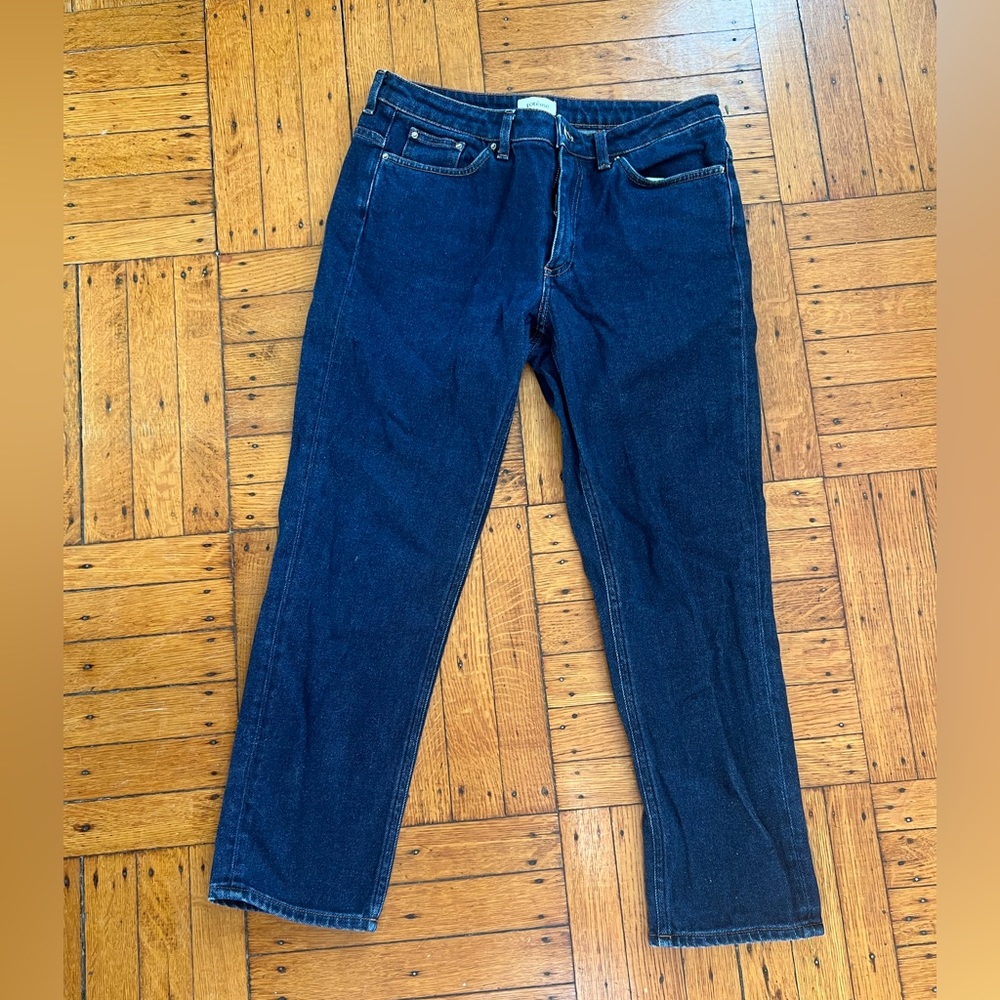 Toteme Dark Wash Straight Leg Denim 26 / US 2-4